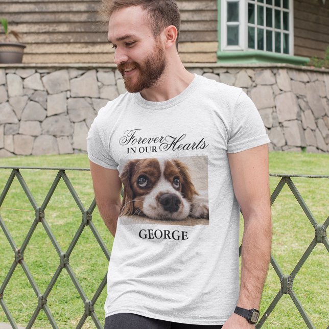 Memorial Funeral Photo In Loving Memory T-Shirt (Creator Uploaded)