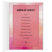 Memorial Funeral Program Template (Inside (Right))
