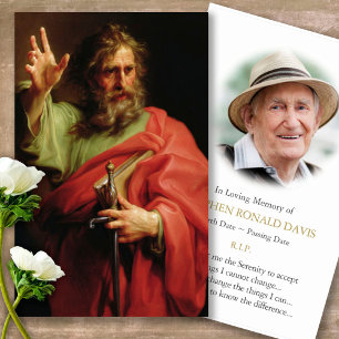 Memorial Funeral St Paul Prayer Sympathy Cards
