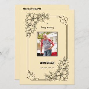 Memorial Funeral Template