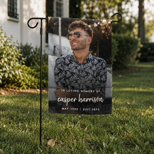 Memorial Garden Flag Photo Memorial Keepsake
