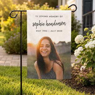 Memorial Garden Flag   Photo Yard Tribute Sign