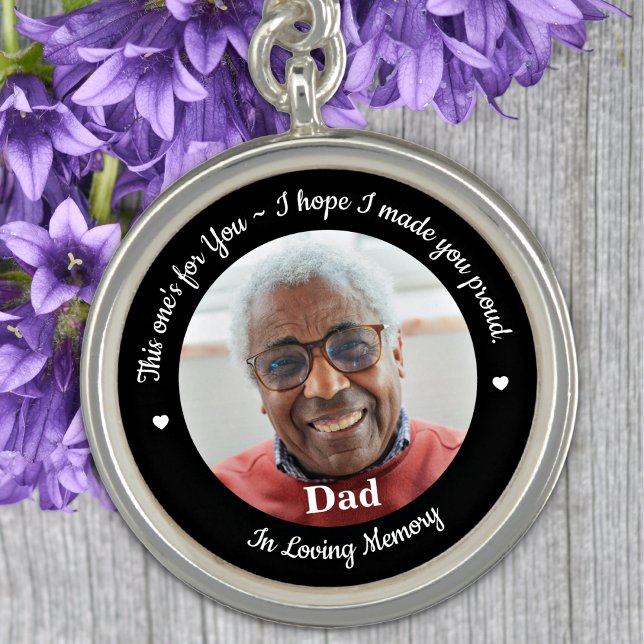 Memorial Graduation Cap Modern Custom Photo Tassel Charm (Creator Uploaded)