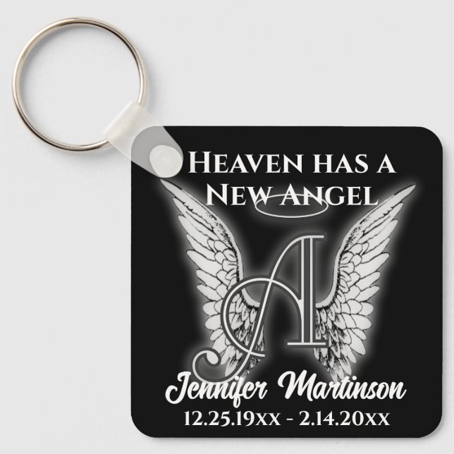 Memorial Heaven Has a New Angel Keychain (Front)