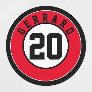 Memorial Helmet Label