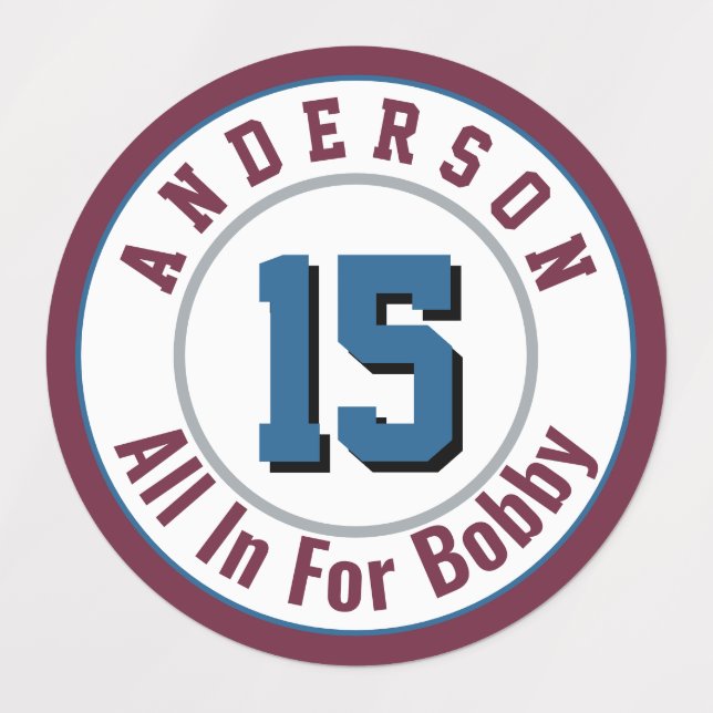 Memorial Helmet Label (Design 1)