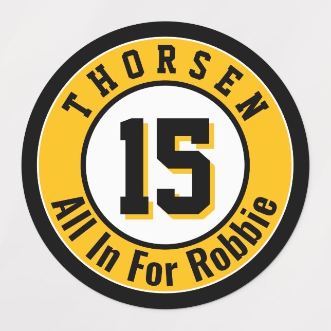 Memorial Helmet Label (Design 1)