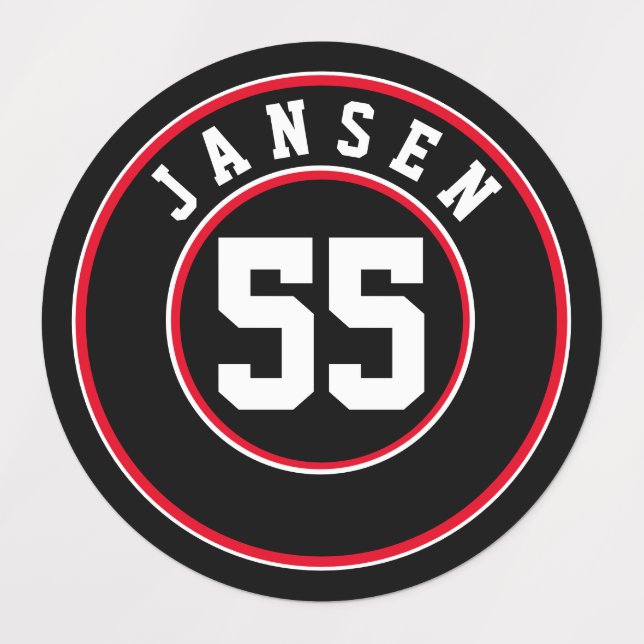 Memorial Helmet Label (Design 1)