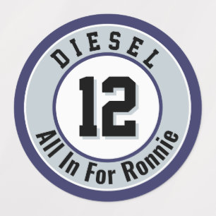 Memorial Helmet Label