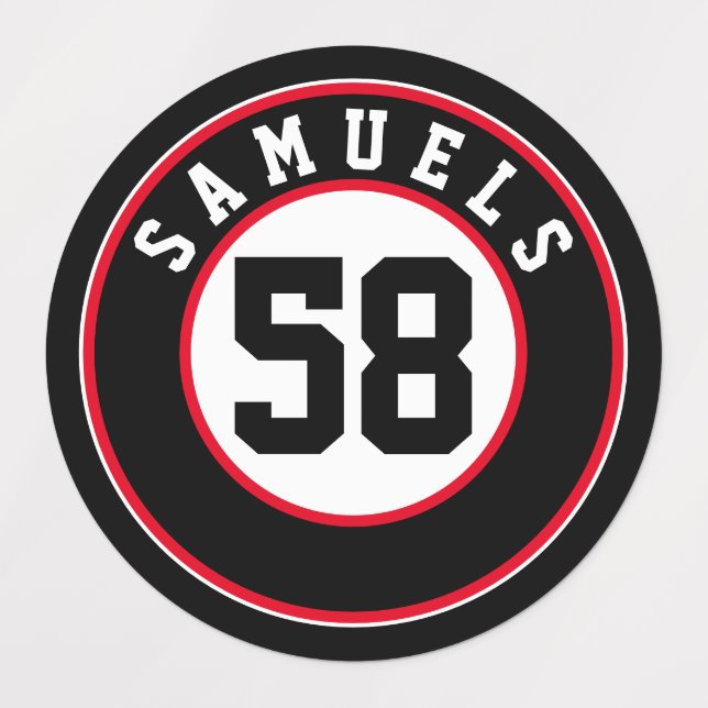 Memorial Helmet Label (Design 1)