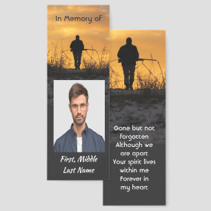 Memorial Hunter Hunting Stalking Game Bookmarks