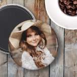 Memorial In Loving Memory Classic Elegant Photo Magnet<br><div class="desc">This simple and classic design is composed of serif and cursive typography and add a custom photo.</div>