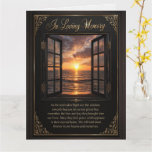 Memorial In Loving Memory Comfort Card