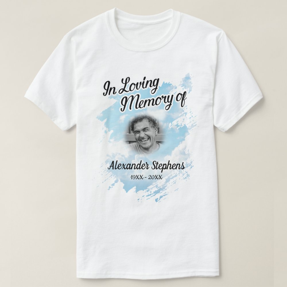 Memorial In Loving Memory Photo Personalized T-Shirt