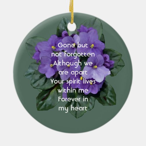 Memorial Keepsake African Violet