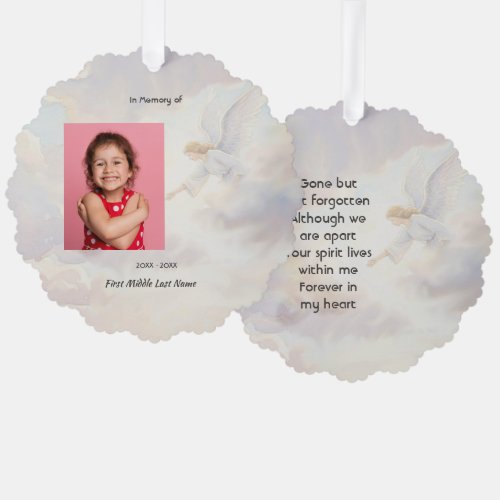 Memorial Keepsake Angel Reaching 