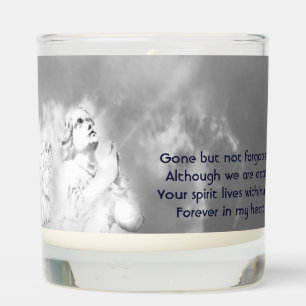 Memorial Keepsake Angel Sky Clouds Scented Candle