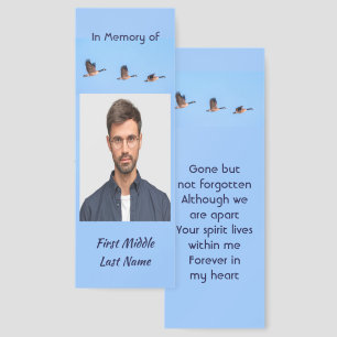 Memorial Keepsake Canada Goose Outdoors Bookmarks