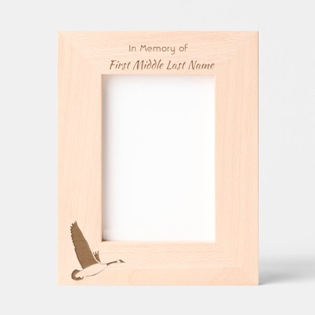  Memorial Keepsake Canada Goose Outdoors Engraved Frames (Front)