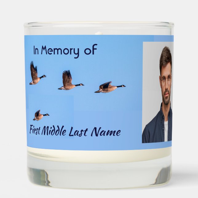  Memorial Keepsake Canada Goose Outdoors Scented Candle (Front)