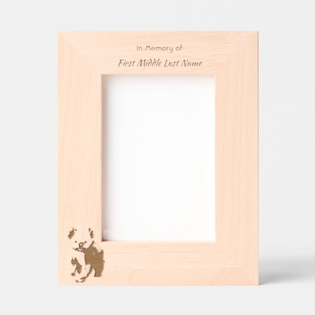 Memorial Keepsake Cute Little Koala Children   Engraved Frames (Front)