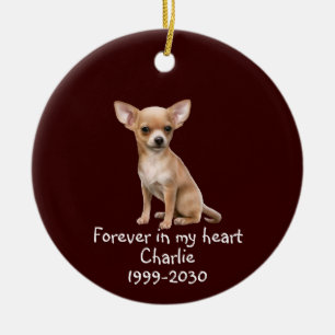 Memorial Keepsake Dog Pet Animal Customize Ceramic Ornament
