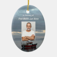 Memorial Keepsake Fishing Boat Fisherman