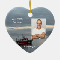Memorial Keepsake Fishing Boat Fisherman