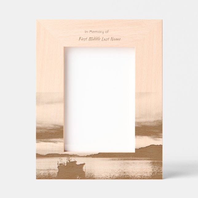 Memorial Keepsake  Fishing Boat Fisherman Engraved Frames (Front)