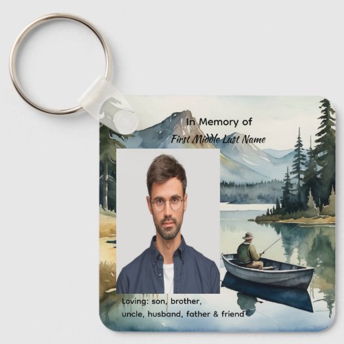 Memorial Keepsake Fishing Lake in Boat