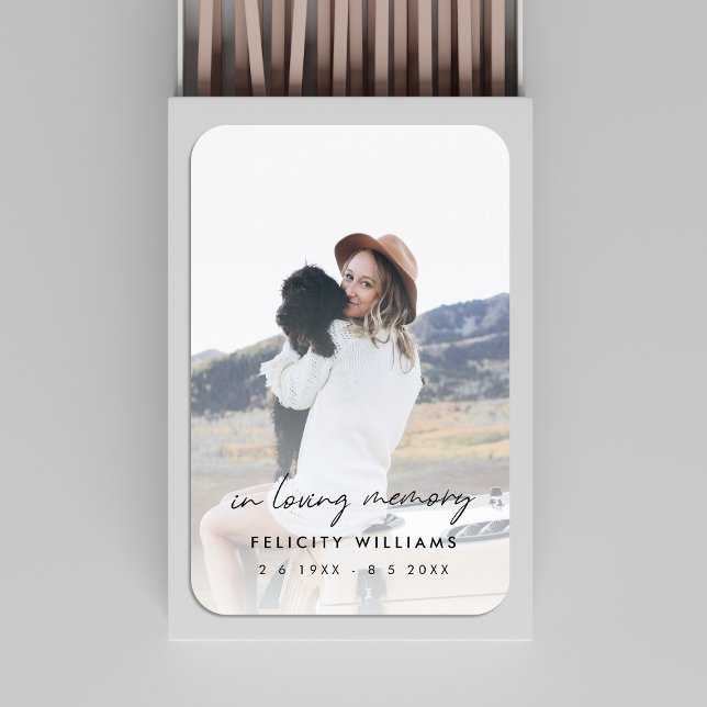 Memorial Keepsake | Funeral Favor In Loving Memory Matchboxes (Creator Uploaded)