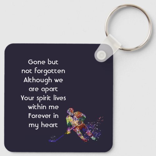Memorial Keepsake Hockey Player Sport