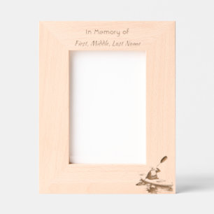 Memorial Keepsake Kayaking Sport Engraved Frames