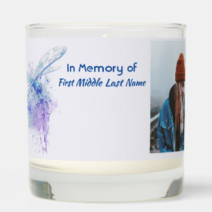 Memorial Keepsake Memorial Dragonfly  Scented Candle