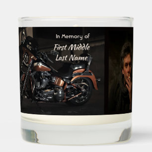 Memorial Keepsake Motorcycle Biker Scented Candle