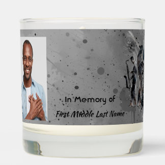 Memorial Keepsake Music Jazz Band Scented Candle