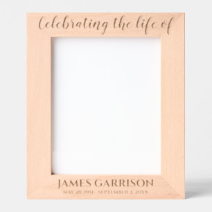 Memorial Keepsake Photo Engraved Frames