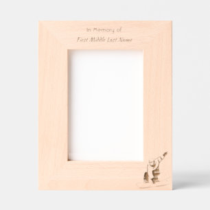 Memorial Keepsake Snowboarding Winter Engraved Frames