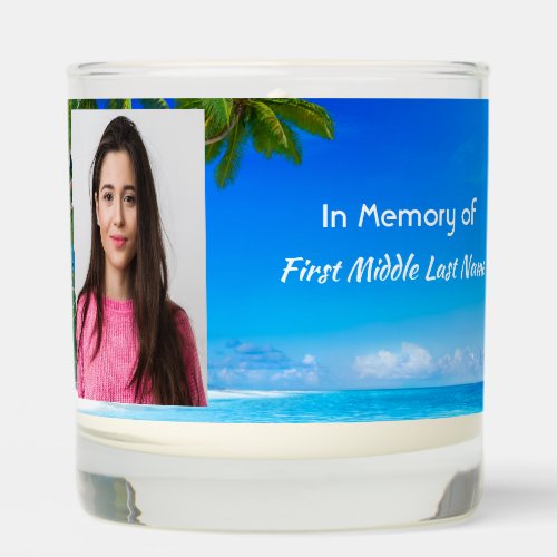 Memorial Keepsake Tropical Beach Exotic