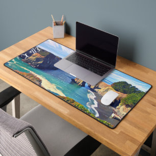 Memorial Keepsake Two Side Photo Personalized Desk Mat