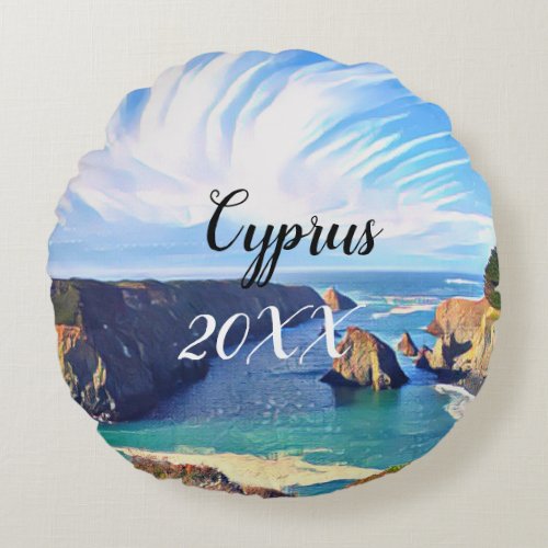 Memorial Keepsake Two Side Photo Personalized Round Pillow