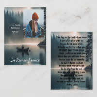 Memorial Keepsake Wilderness Lake Canoe