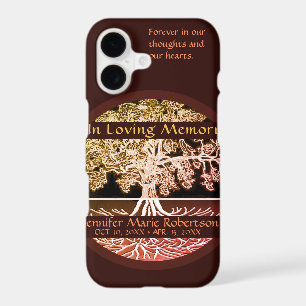 Memorial Keepsake with Name iPhone 17 Case