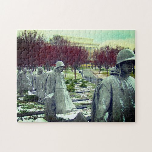 memorial korean war jigsaw puzzle