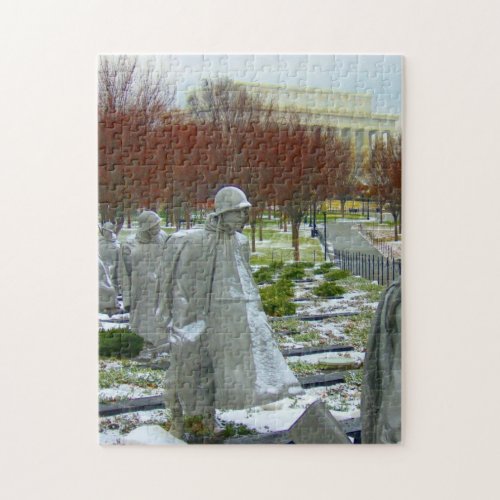 memorial korean war washington jigsaw puzzle