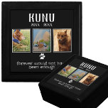 Memorial Loss of Pet Personalized Photo Collage Gift Box<br><div class="desc">Are you feeling down after your pet passed away? Why not create a memorial collage to keep them close always? This personalized photo gift box includes 3 customized photos of your pet. The perfect way to remember them and share their memories with friends and family. Makes a great pet loss...</div>
