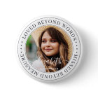 Memorial Loved Beyond Words Elegant Chic Photo