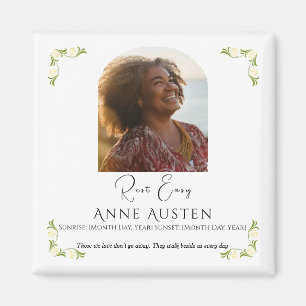 Memorial Magnet – Personalized Tribute Keepsake