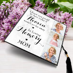 Memorial Marble Personalized Photo Collage Graduation Cap Topper<br><div class="desc">Honor your beloved Mom on graduation day with a custom photo collage memorial graduation cap topper. This unique mom memorial keepsake graduation cap is the perfect gift for yourself, family or friends to pay tribute to your loved one. We hope your memorial graduation cap topper will bring you peace, joy...</div>