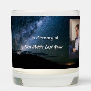 Memorial Milky Way Starry Night Sky Scented Candle